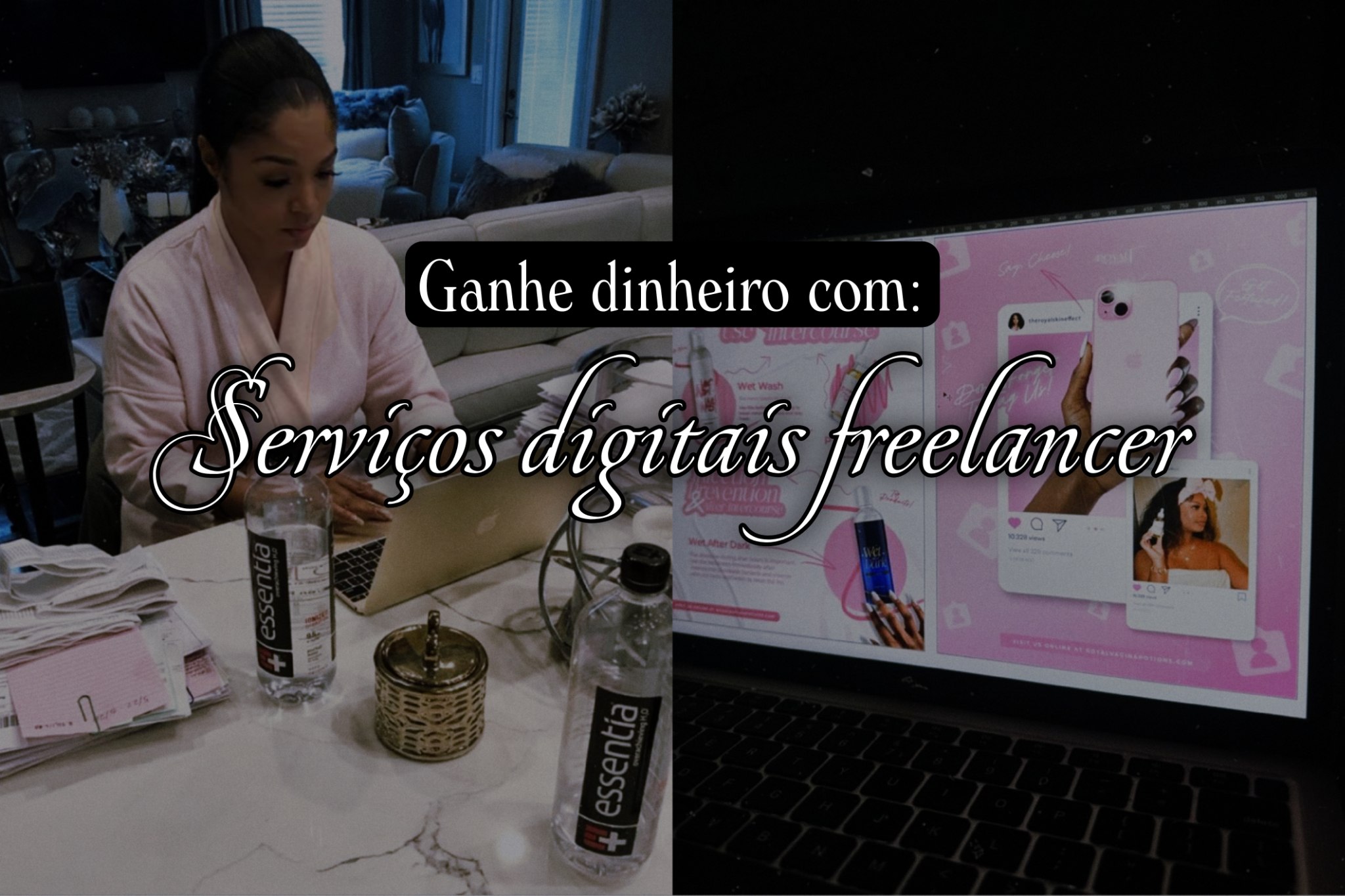 Ganhar dinheiro com Serviços digitais freelancer