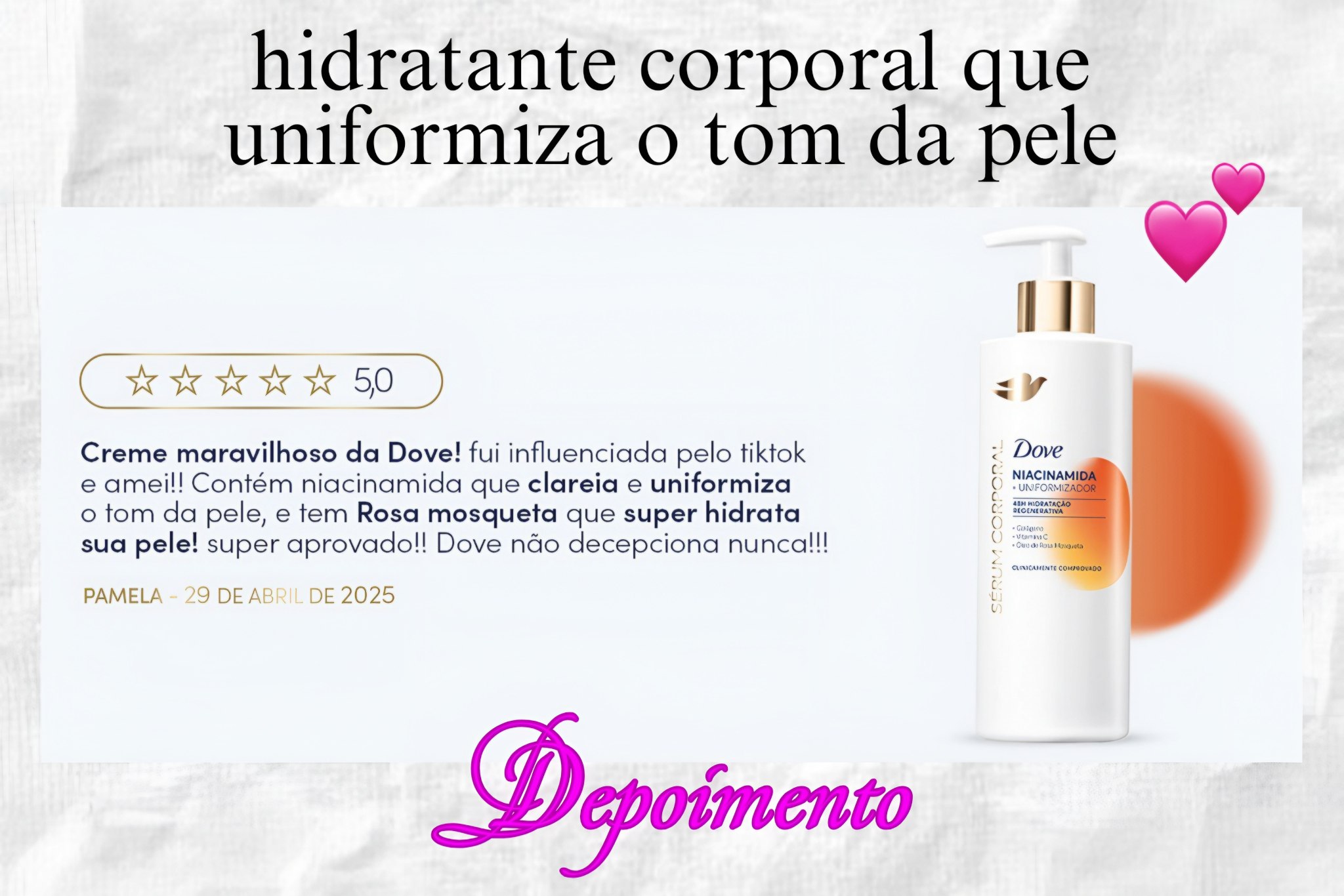 Creme de pele clareador de manchas